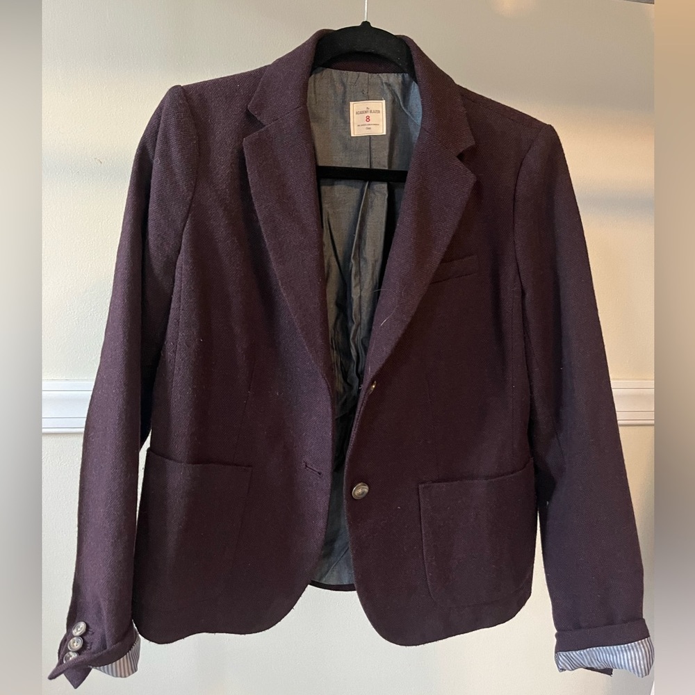 GAP Purple Academy Blazer - Tweed